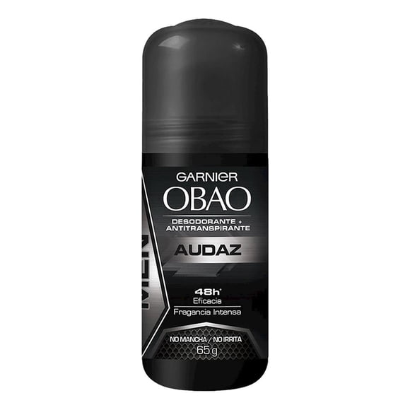 Desodorante antitranspirante Garnier Obao audaz en roll on para caballero 65 g