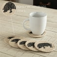 thumbnail image 2 of VHC Brands Sawyer Mill Charcoal Table Décor, Coaster Set, Pig, 2 of 6