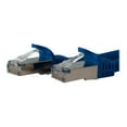 thumbnail image 3 of StarTech.com 14ft CAT6A Ethernet Cable, 10 Gigabit Shielded Snagless RJ45 100W PoE Patch Cord, CAT 6A 10GbE STP Network Cable w/Strain Relief, Blue, Fluke Tested/UL Certified Wiring/TIA - Category 6A - 26AWG (C6ASPAT14BL) - Patch cable - RJ-45 (M) to RJ-45 (M) - 14 ft - STP - CAT 6a - molded - blue, 3 of 4