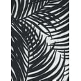 thumbnail image 5 of Table Trends Umbrella Tablecloth with Hole and Zipper Kauai Black White Fabric 60 x 84 Rectangle, 5 of 6