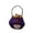 B, variant on Yyuenw 4 Pcs Velvet Halloween Trick or Treat Bags, Pumpkin Witch Embroidered Handheld Candy Pouch, Reusable Color Block Handle Gift Bag for Party Festival Decor