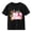 Black, variant on Girls Cute School Stationery Graphic T Shirt Short Sleeve Crew Neck Cotton Casual Summer Tee for Kids (Light Blue, 2-3 Years)