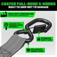 thumbnail image 5 of Rhino USA Heavy Duty 2" x 10' Retractable Ratchet Straps 3,033lb Break Strength (Gray 2-Pack), 5 of 8