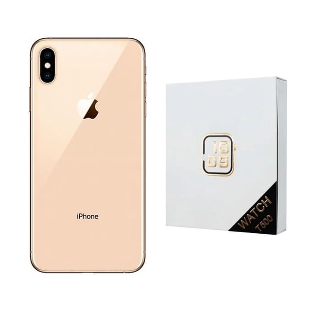 iPhone XS 256GB Reacondicionado Apple Dorado + Reloj Inteligente Generico