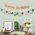 thumbnail image 2 of Jungle Animal Happy Birthday Garland Banner Safari Party Supplies Birthday Party Decorations Kids Wild One Baby Shower Decor (Pull the flag 1pc), 2 of 7