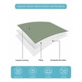 thumbnail image 5 of Dark Sage Green Summer Quilt Set Twin Size, Soft Microfiber Quilted Bedding Set with 2 Pillow Shams, Farmhouse Sage Green White Striped Lightweight All Season Bedspread Coverlet for Bedroom 68"x86", 5 of 6