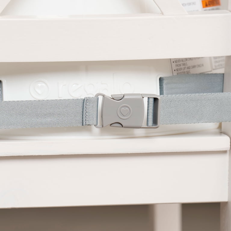 Regalo Baby Basics Booster Seat with 3-Point Harness, White photo 6
