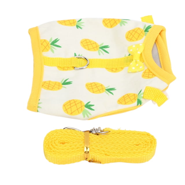 Pets Harness and Leash Set, Adjustable Easy Control Lightweight Mini Pets Vest for Guinea Pig Small Animal Apparel