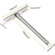thumbnail image 4 of Soporte De Estante Flotante De 4 Pulgadas Soporte De Placa Ciega Soporte Oculto Con Tornillos Y Tacos De Pared Para Estantes Flotantes De Madera 4 Uds. Speravity TO004948-00, 4 of 7