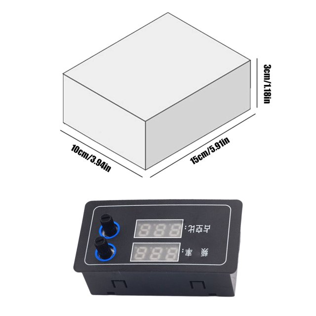 Generador De Señales Generador de relación de trabajo de frecuencia de pulso PWM Generador de ciclo de trabajo de frecuencia DC 7-24V Ndcxsfigh Para estrenar