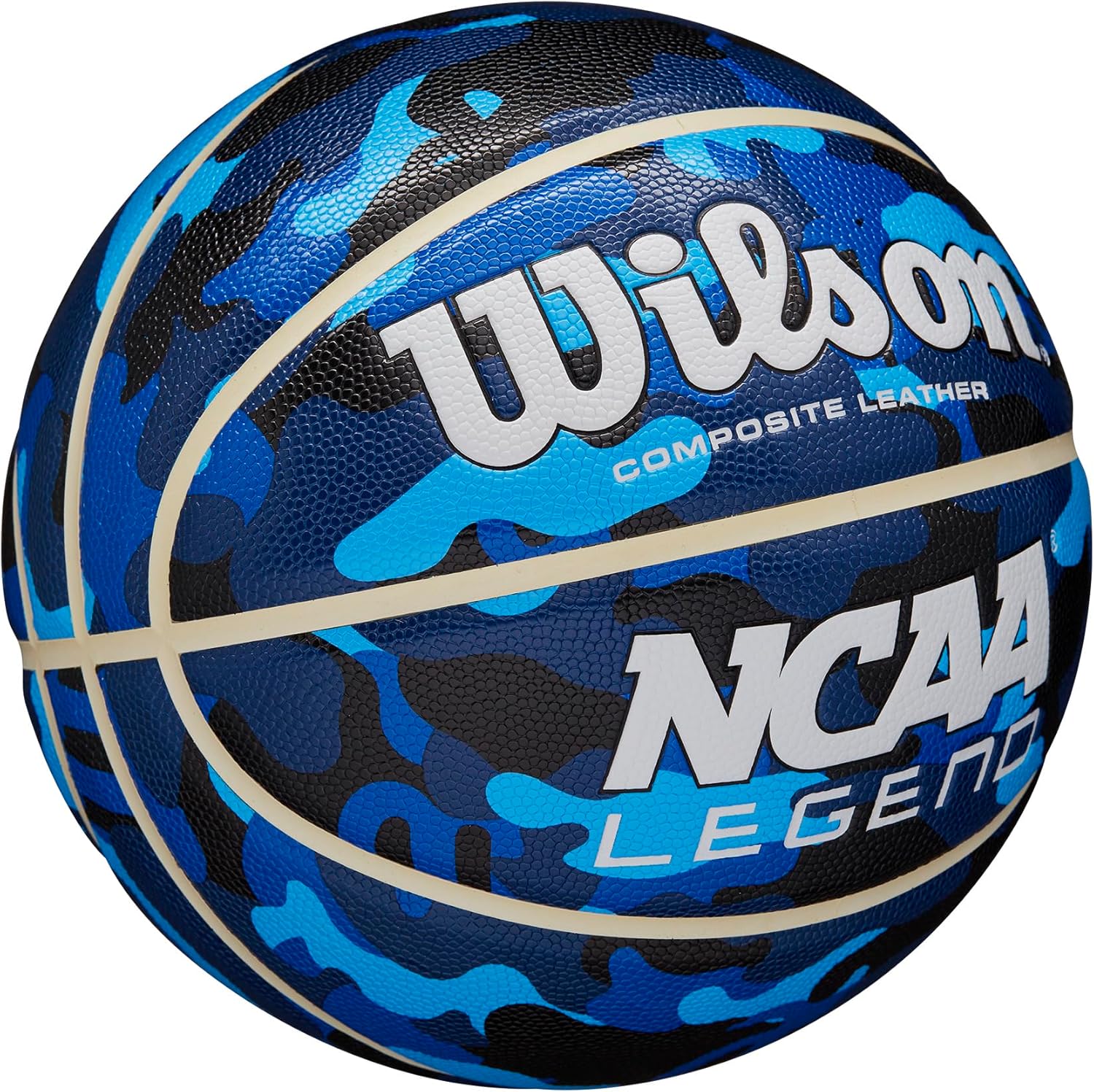 Wilson Gold Series NCAA LEGEND Size 7 Camouflage Blue Basketball  