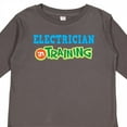 thumbnail image 4 of Inktastic Electrician in Training Boys or Girls Long Sleeve Toddler T-Shirt, 4 of 5