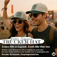 thumbnail image 4 of Funky Junque Two Tone Vintage Snapback Hat - Irish Goodbye Expert - Green/Beige, 4 of 8