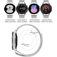 thumbnail image 4 of XIHAMA Bands for Samsung Galaxy Watch 6/5/4/7/FE Band 40mm 44mm/Classic 47mm 43mm 46mm 42mm Women/Men,Magnetic Loop Strap for Samsung Galaxy watch 5 Pro band 45mm,No Gap Metal Mesh Correa Wristband, 4 of 7