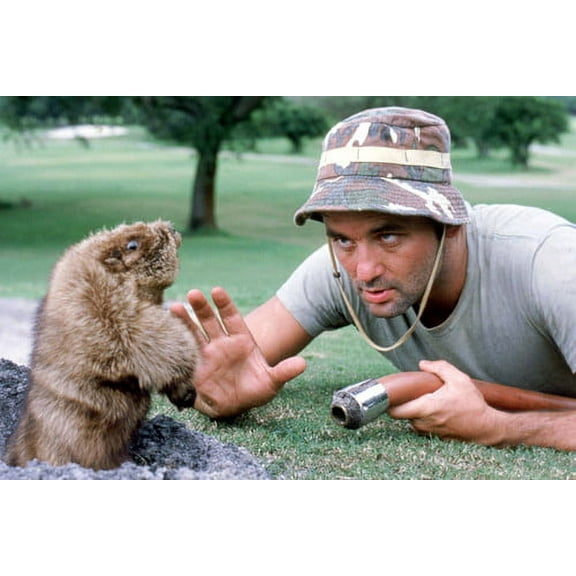 MovieMarket Bill Murray in Caddyshack Classic Scene with the Gofer 24" x 36" Poster