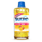 Suero Electrolyte Drink for Adults and Children 1 Year and Older, Mango Flavor 1L (8 Pack)