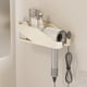 thumbnail image 1 of Soporte para secador de pelo con ventosa | Montaje en pared sin taladro | Almacenamiento de cables de alimentación | Organizador de plástico para baño | Impermeable A prueba de polvo | Se adapta a, 1 of 6