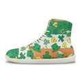 thumbnail image 5 of Psesaysky Green Hat Four Leaf Clovers Barefoot Shoes for Women Soft Comfortable Durable Sneakers Size 6-13.5, 5 of 7