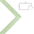 thumbnail image 4 of Millbrook Collection Country Chic Wood Picture Frames, 2-Pack, 16x20 - Mint Julep, Narrow - 1-1/2" Face Solid Wood Molding for Photos, Artwork & Prints Includes Acrylic Glazing - Made in USA, 4 of 7