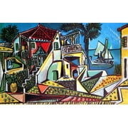 "Mediterranean Landscape, Picasso - CANVAS OR PRINT WALL ART"