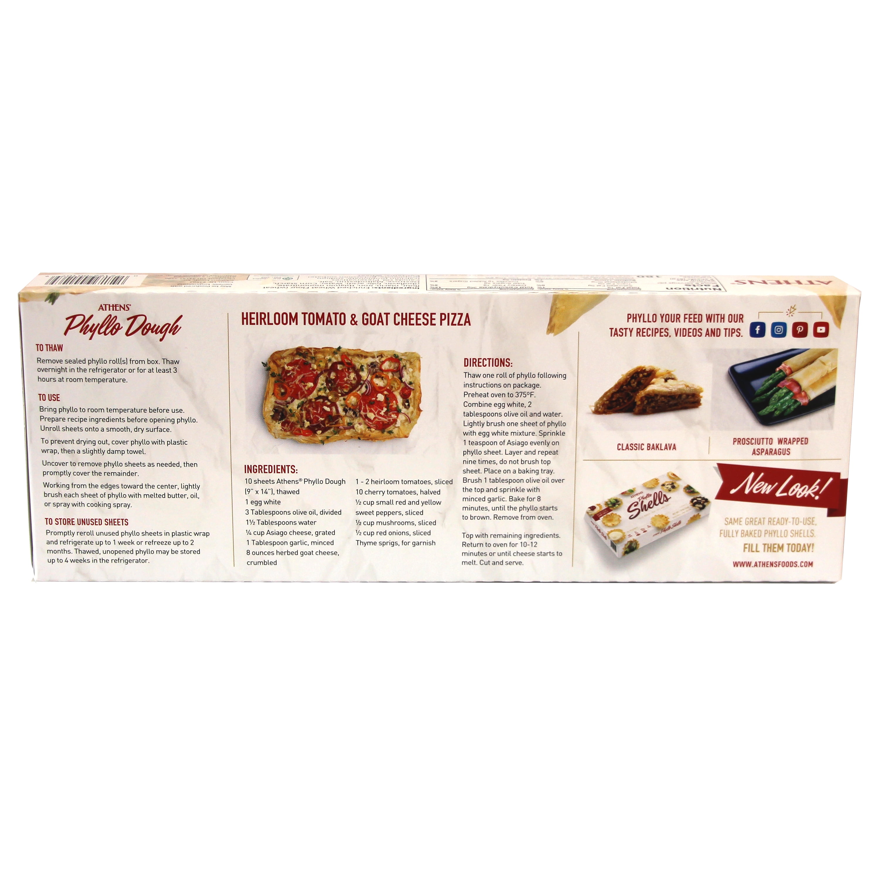 Athens Foods, Phyllo Dough Twin Pack - 9 x 14 Sheets