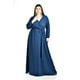 thumbnail image 1 of Vestido elegante de manga larga Roman Fashion /Tallas Extras, 2009 (Azul marino) azul marino 38, 1 of 6