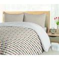 thumbnail image 5 of Ambesonne Abstract Duvet Cover Set, Colorful Circular, 2-Calking, Multicolor, 5 of 7