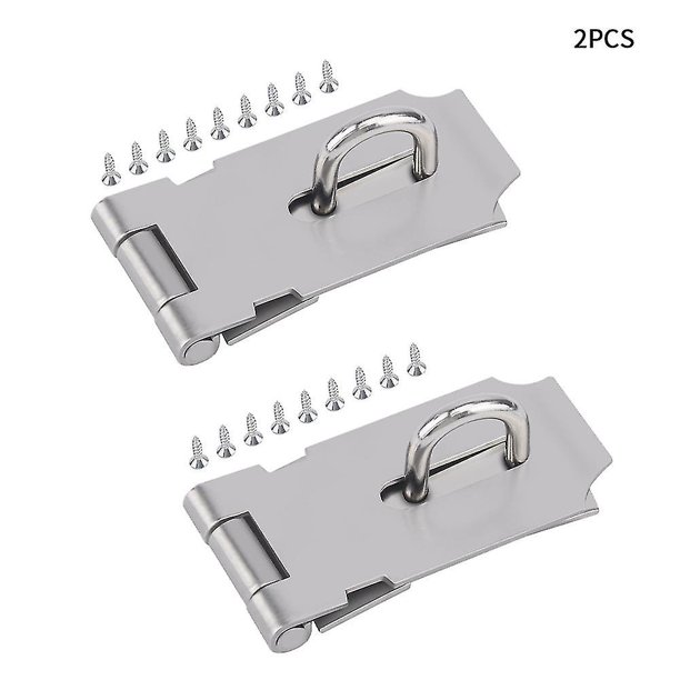 Pestillo para puerta de jardín y baño, cerrojo para puerta, jaula para mascotas, acero inoxidable, candado, 2 uds.