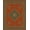 Brown, Pattern 11, variant on ODIKA 5' x 7' Machine Washable Non-Slip Area Rug, Middle Eastern Palmette High Traffic Rug, Brown, 406517