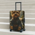 thumbnail image 5 of Yiaed Forest Creek Cute Dog Print Travel Luggage Cover Suitcase Protector Fits 18-32 Inch Luggage Wheel Covers Patterned Elastic Luggage Anti-scratch（No luggage）-Small, 5 of 5