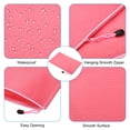 thumbnail image 4 of Unique Bargains Waterproof Zipper File Bags, A5 Document Holders for Office, Pink 3 Pack, 4 of 6
