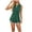 Green, variant on Summer Women Tank Tops Plus Size V-Neck Solid Color Pleated Waist Sleeveless Classic Pullover Blouse Camisole Wide Straps Casual Loose Dressy Going Out Tops For Women