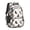 Dachshund and Rose, variant on Spaniel and Bone Blue Pattern Cute School Backpack Bag with Padded Back and Adjustable Shoulder Straps 16.9 X 12.6 X 5.9 Inches