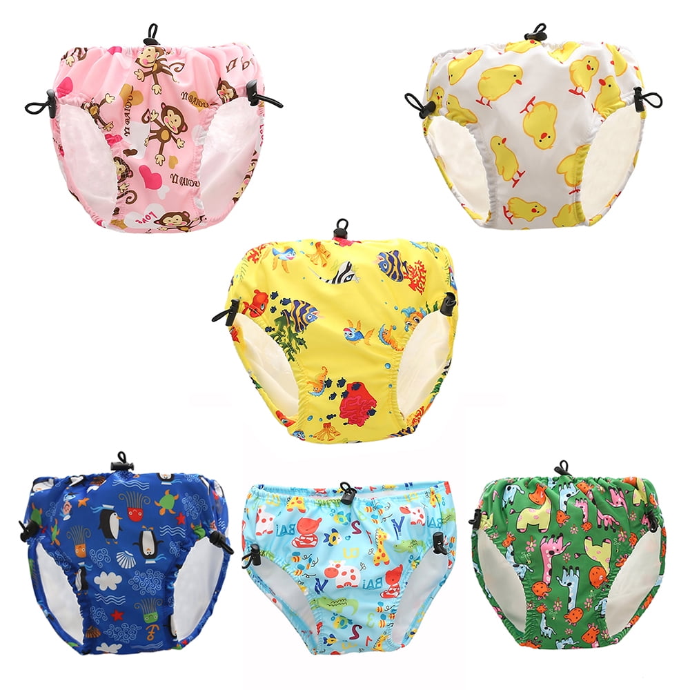 Baby & Toddler Swim Diapers Laceup Adjustable Waterproof Leakageproof