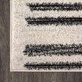 thumbnail image 3 of JONATHAN Y MOROCCAN HYPE 5 x 8 Area Rug, Khalil Berber Stripe - Cream/Black, MOH207A-5, 3 of 12