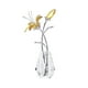 thumbnail image 4 of Injueey Estatuilla de flor de cristal con adorno de tallo de plata / metal Ramos de flores Decoraciones de plantas para fiesta Día de la madre Type2 NO2, 4 of 6