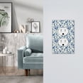 thumbnail image 5 of KLL Vintage Floral Birds Pattern Electrical Outlet Covers, 3" x 5" 1 Pack Electric Receptacle Plug Covers for Decorator Receptacle Outlet & Switch-Style S, 5 of 6