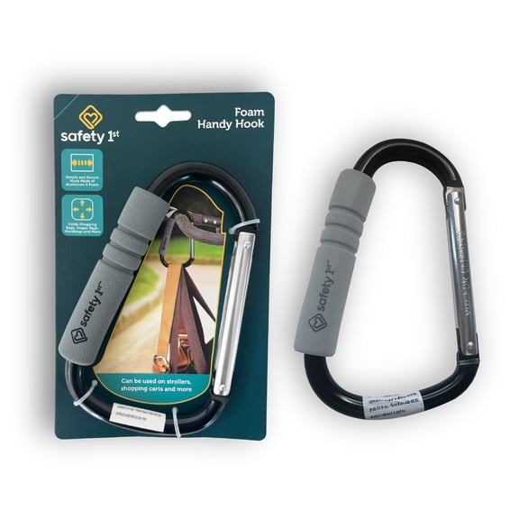 Safety 1st Handy Stroller Hook with Gray Foam, Versatile Stroller Accessories