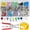 200 Solid Prong Snaps + 200 Hollow Prong Snaps, variant on 400Pcs Pearl Snap Buttons Kit with Fastener Pliers Tool, 10 Colors Metal Sewing Snaps for DIY Crafts, Clothing & Baby Clothes