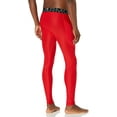 thumbnail image 2 of Under Armour Mens HeatGear Leggings Red 600/White Medium, 2 of 2