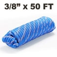 thumbnail image 7 of Wellmax Diamond Braid Nylon Rope, 3/8 inch by 50 Feet Blue Color, Heavy Duty, 7 of 7