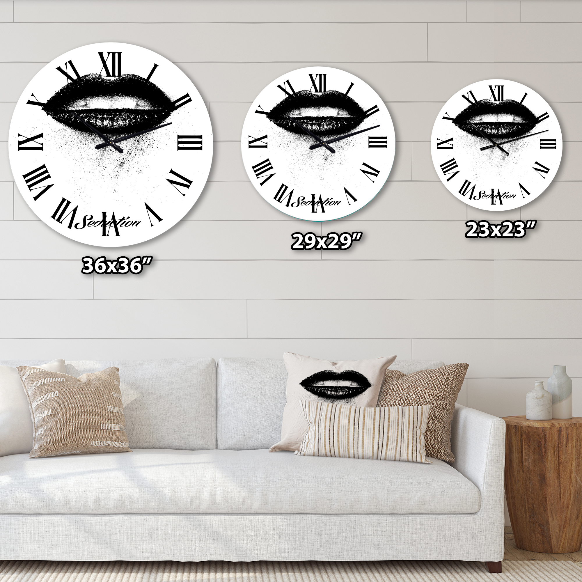 Designart 1 in Quartz Modern/Contemporary Wall Clock