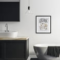 thumbnail image 3 of Stupell Industries Shabby Chic Pressed Flowers Hot Bath Black Framed Print Under Glass, 13 x 16, by Lettered and Lined, 3 of 8