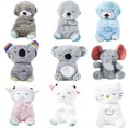 thumbnail image 2 of Baby Plush Doll Breathing Bear Newborn Soothing Sleep Playmate Otter Toy Kids Music Sleeping Companion Sound Light Doll Toy Gift, 2 of 5