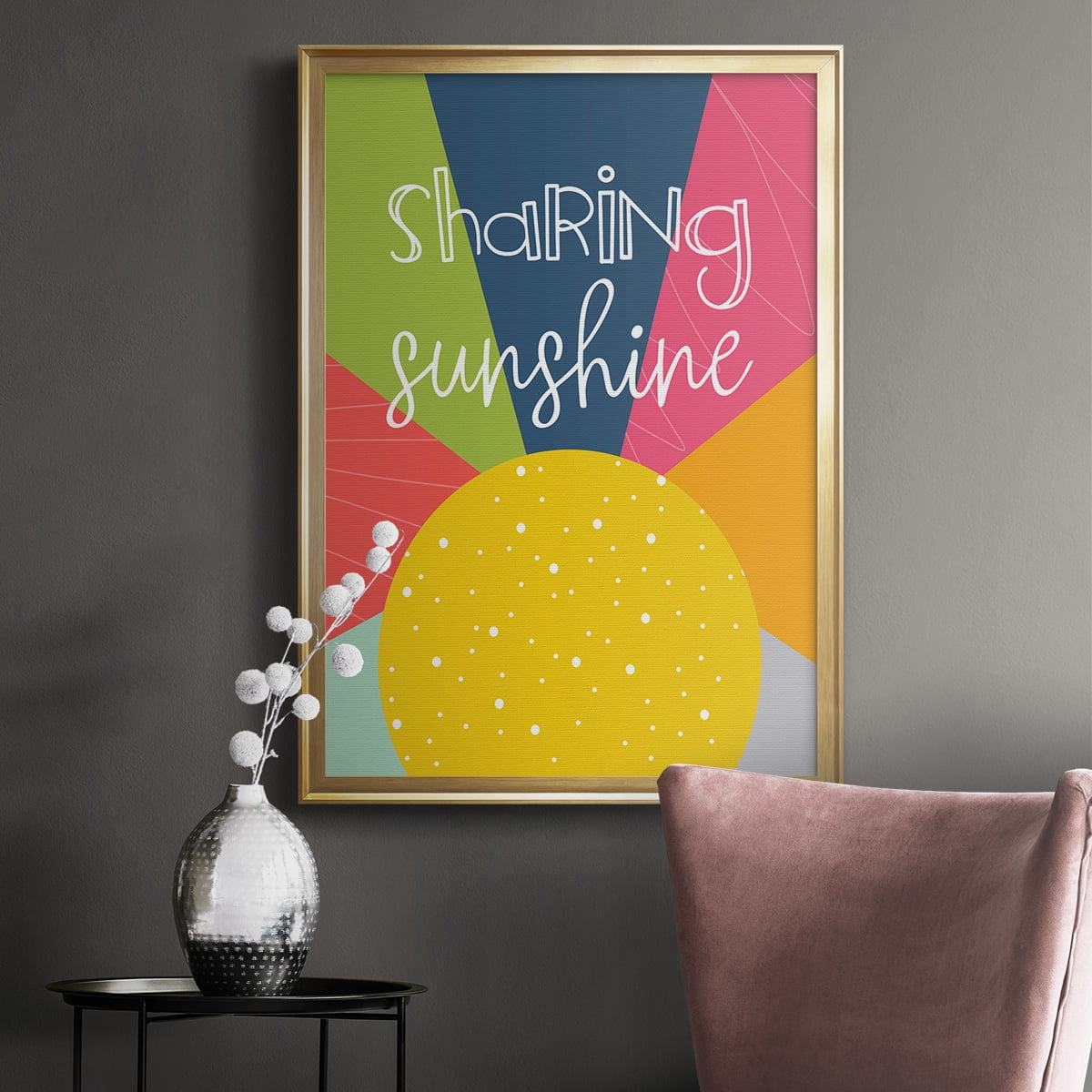 Sharing Sunshine Premium Framed Print - Ready to Hang