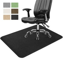 ANMINY Office Chair Mat for Hardwood Floor 36" x 48" Desk Chair Mat Non-Slip Home Office Protector in Living Room Study Office, Black