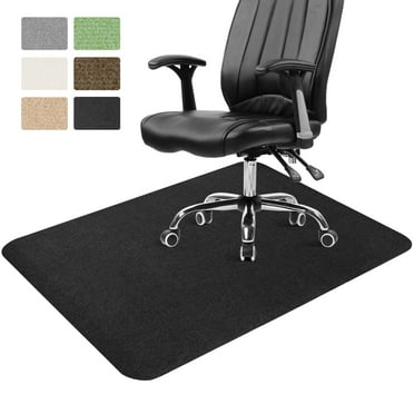 ANMINY Office Chair Mat for Hardwood Floor 36" x 48" Desk Chair Mat Non-Slip Home Office Protector in Living Room Study Office, Black