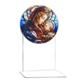 thumbnail image 2 of Portavelas con letrero acrílico, adorno de escritorio, regalo de recuerdo de oración católica, portavelas para lamparilla para decoración del Día de Estilo B, 2 of 8