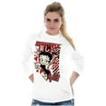 thumbnail image 4 of Kanji Style Betty Boop Beautiful Women's Long Sleeve T Shirt Brisco Brands X, 4 of 6