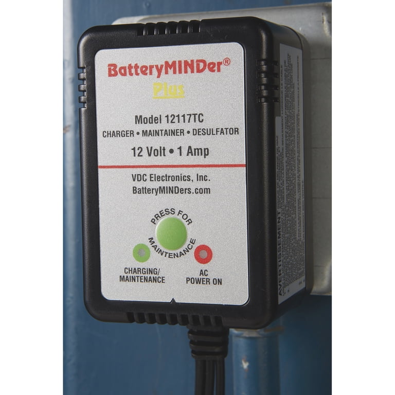 BatteryMINDers Battery Charger, Trickle Charger, Desulfator, 12 Volt, 1  Amp, 12117TC - Walmart.com